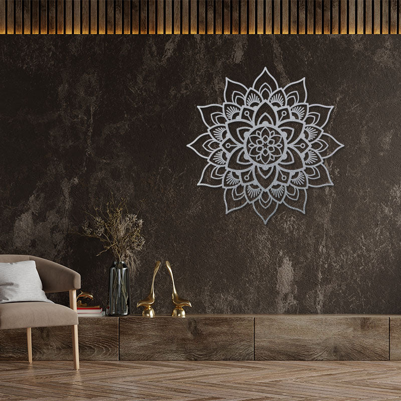 Mandala art for online living room