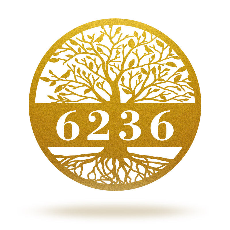 Metal House Number Sign | Tree of Life Address Sign retailer | Modern Address | Art Decor Address Sign | Metal Address Sign | Address Plaque