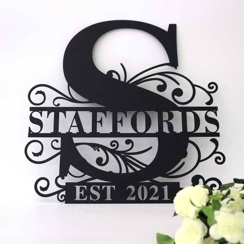  Wedding Gifts for Couples 2024 Last Name Signs for Home  Personalized Metal Signs Monogram Wall Decor Personalized Family Name Sign  Personalized Anniversary Wedding Gift : Home & Kitchen